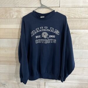 Vtg Dallas Cowboys Crewneck Sweatshirt Logo Athletic Mens 90s Sz XL NFL Football
